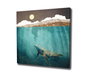Wallity KC466 Lienzo Decorativo Multicolor 45 x 45 cm